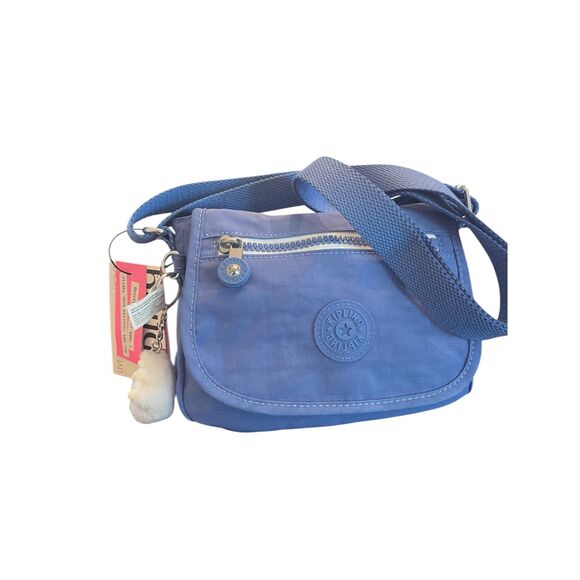NWT Kipling Sabian Mini Shoulder Bag in Cocktail Blue Adjustable Strap - Picture 1 of 12